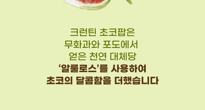 [NEW] 크런틴 초코팝 단백질바 48.5g 2box(12팩) 2종 택 1 (N.Y. 초코 / 말차플리즈) 상세페이지 52